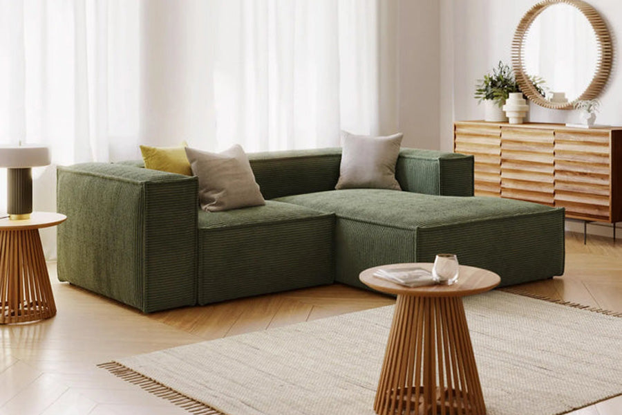 Anley 2-Sitzer Bettsofa in Beige – platzsparendes Schlafsofa mit Bettkasten, ideal für kleine Räume; stilvoll, funktional und komfortabel.
