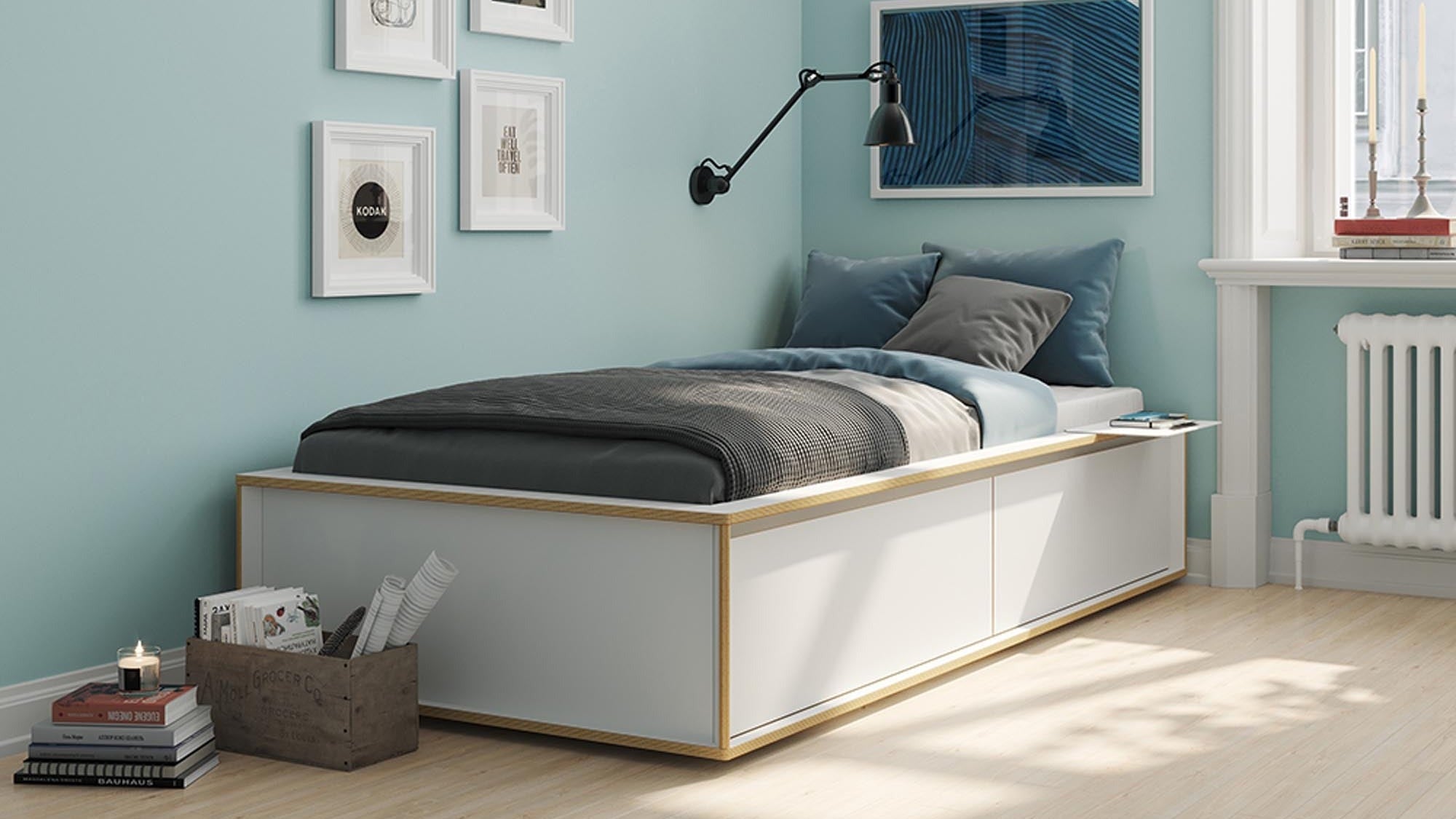 Entdecken Sie die hochwertigen Müller Betten: minimalistisches Design, Funktionalität und nachhaltige Materialien für Ihr Schlafzimmer.