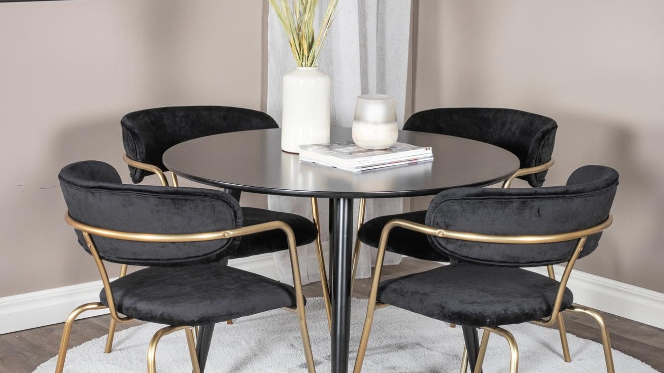 Arrow-Stühle von Venture Home: elegante, bequeme Designstühle mit ergonomischer Sitzfläche – vielseitig für Esszimmer, Büro oder Wohnzimmer.