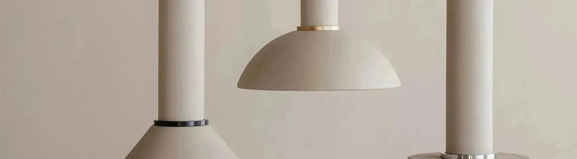 Entdecke die Ferm Living Collect Kollektion: elegante Pendelleuchten, individuell kombinierbar in Formen und Farben für dein Zuhause.