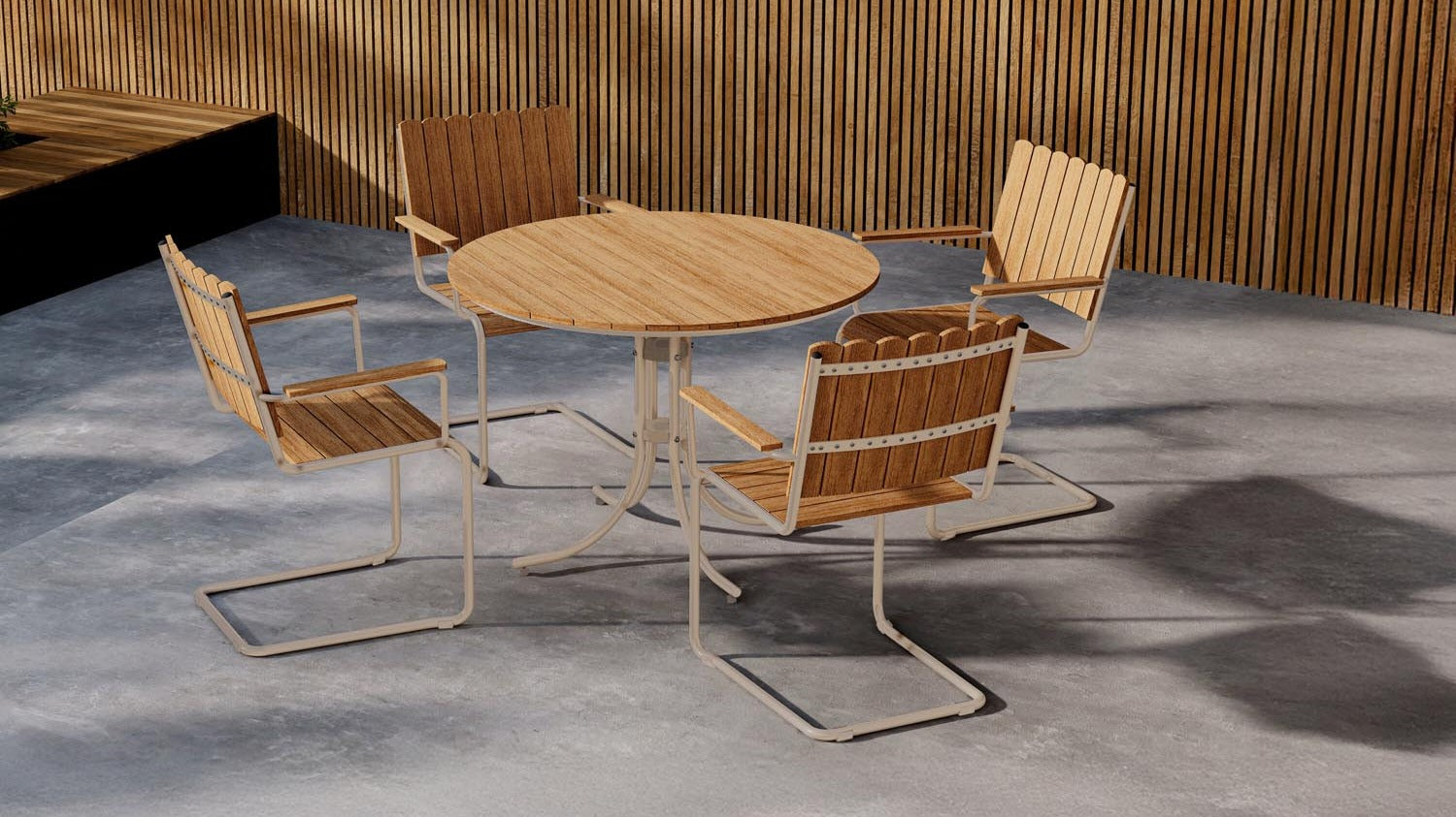 Entdecke die Holmsund-Kollektion von Venture Home: stilvolle, wetterfeste Outdoor Möbel im skandinavischen Design für Komfort und Eleganz im Freien.