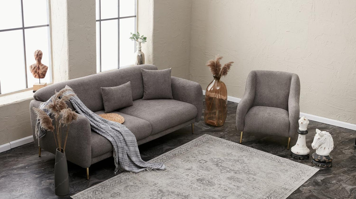 Elegante Sofas der Simena Kollektion von Atelier Del Sofa, stilvolles Design in sanften Farben für modernes Wohnen.