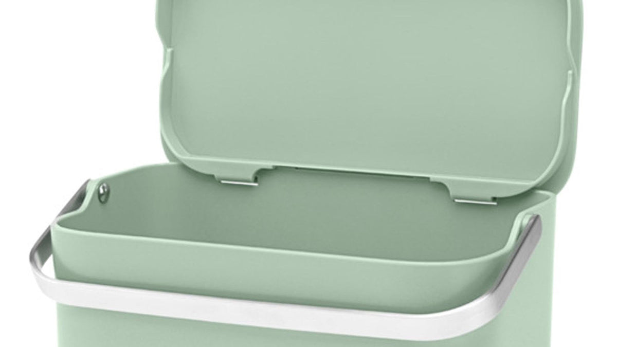 Brabantia SinkSide in Dark Grey: Abtropfständer, Küchenorganizer, Abwaschbürste und Abfallbehälter am Spülbecken