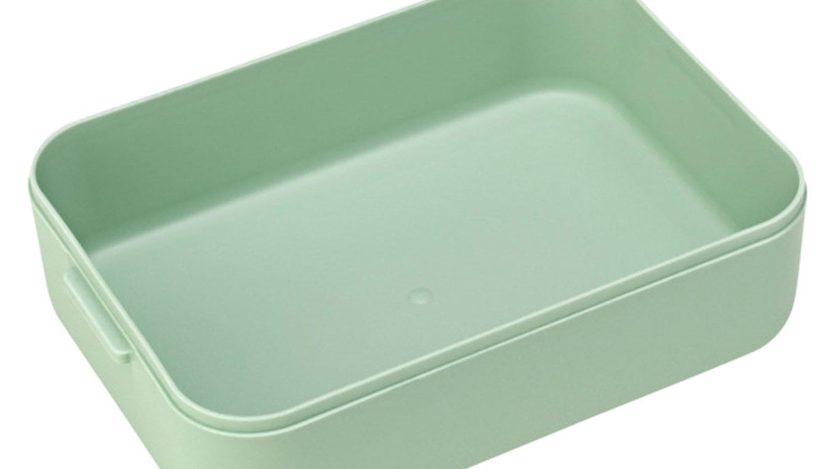 Brabantia Make & Take Lunchboxen, Trinkflasche und Besteckset in Jade Green, Dark Grey und Lilac Pink
