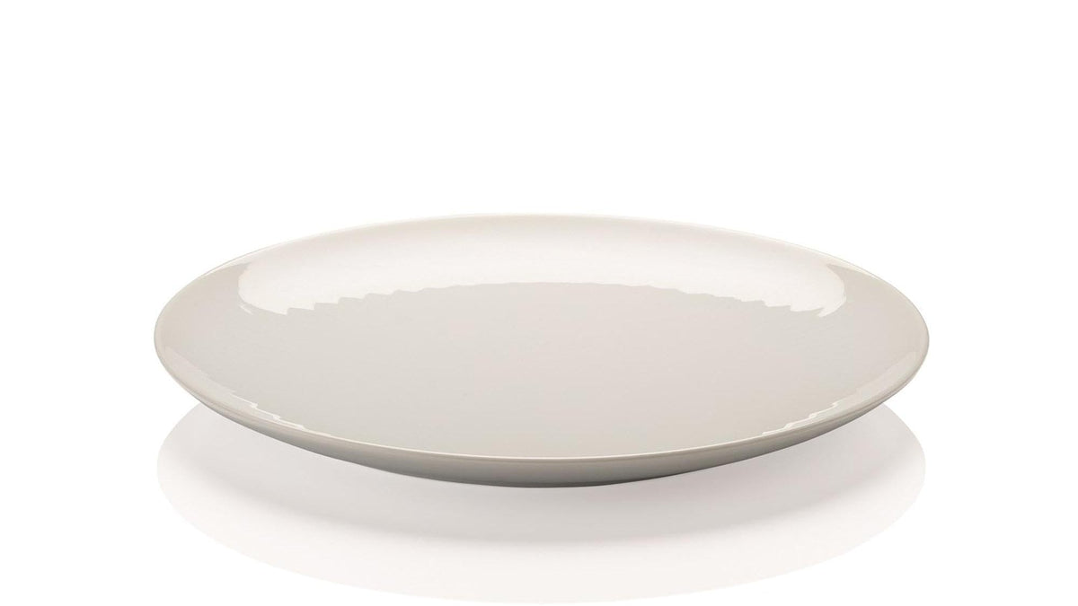 Rosenthal Joyn Geschirr aus Porzellan in Weiss und Grau mit Tellern, Schüsseln und Tassen mit feinem vertikalem Relief