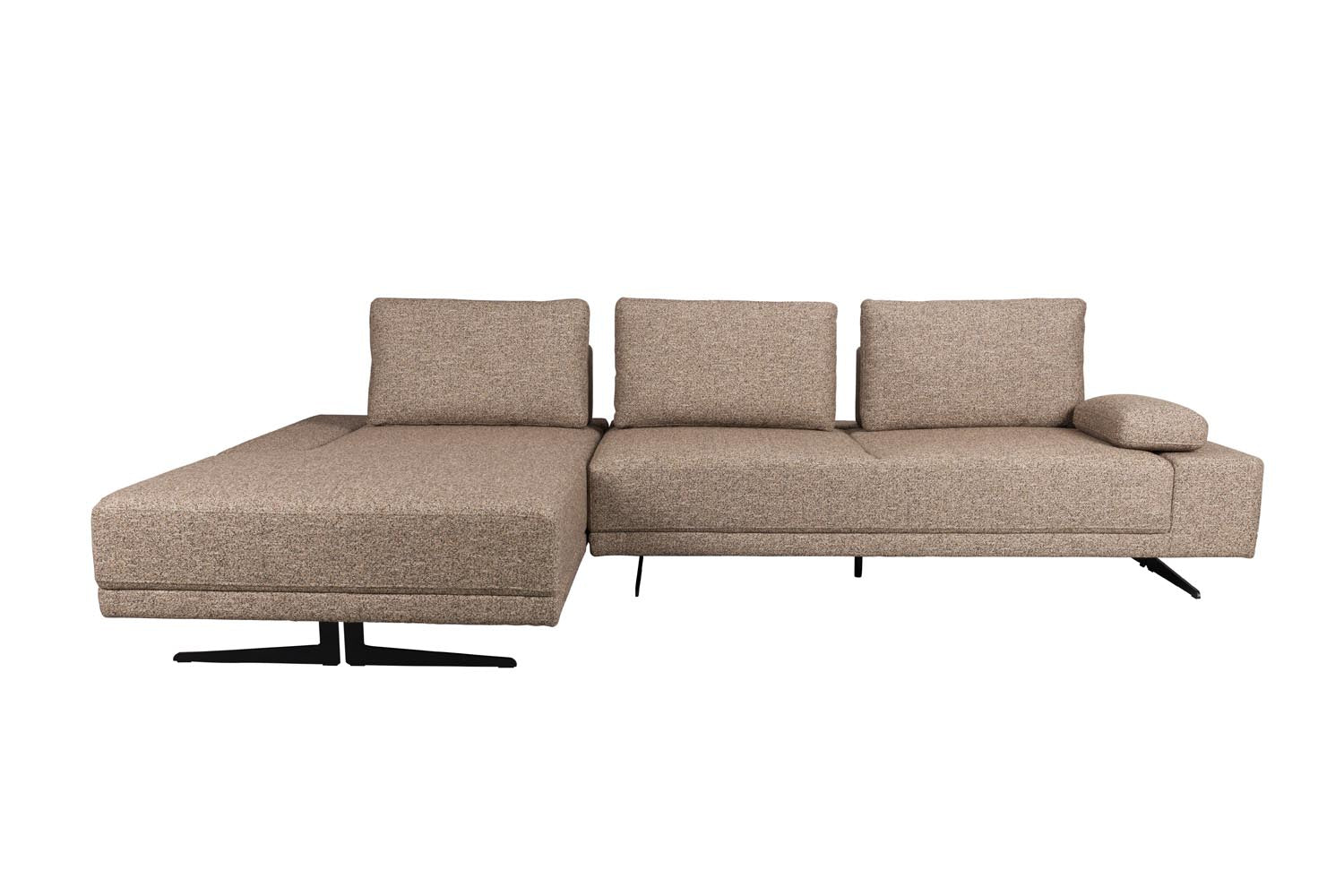 Entdecken Sie das elegante Shelly Sofa Left Chaise Longue von Dutchbone. Luxuriöser Samt, robuster Holzrahmen und optimaler Komfort für Ihr Zuhause.
