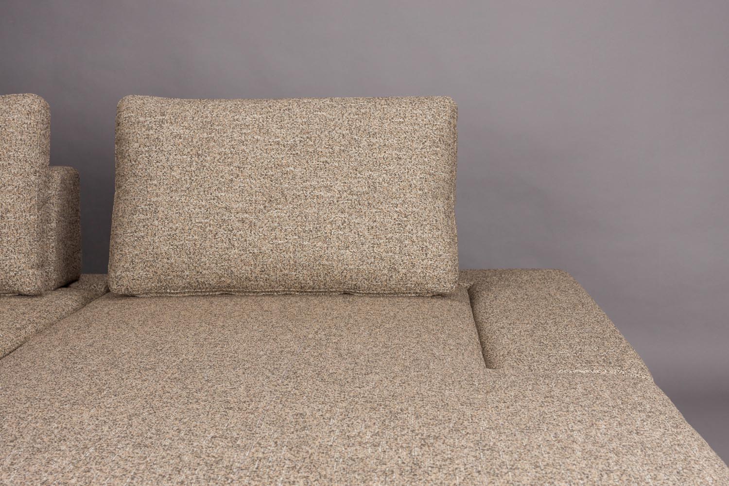 Elegantes Dutchbone Shelly Sofa mit rechter Chaise für modernes Flair.