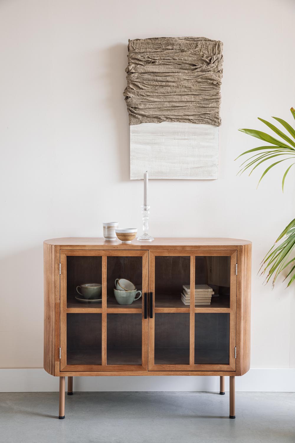 Yaz Sideboard High in Braun präsentiert im Onlineshop von KAQTU Design AG. Sideboard ist von White Label Living