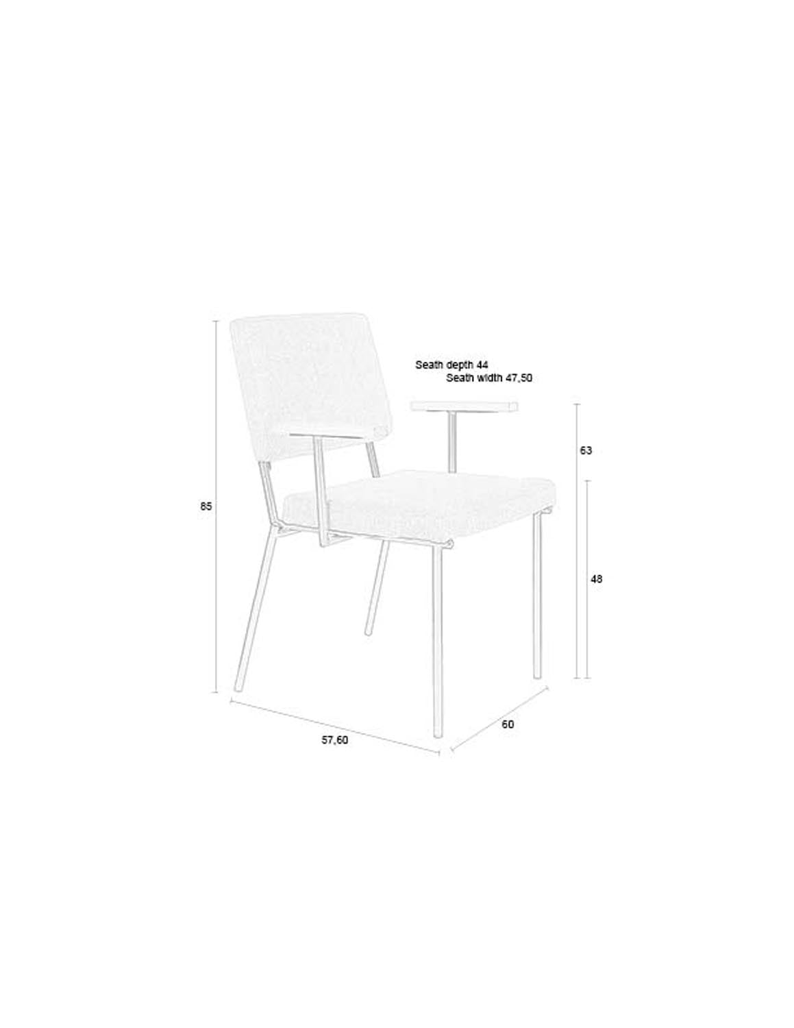 Zuiver Fellow: Ergonomischer Komfort in stilvollem Design.