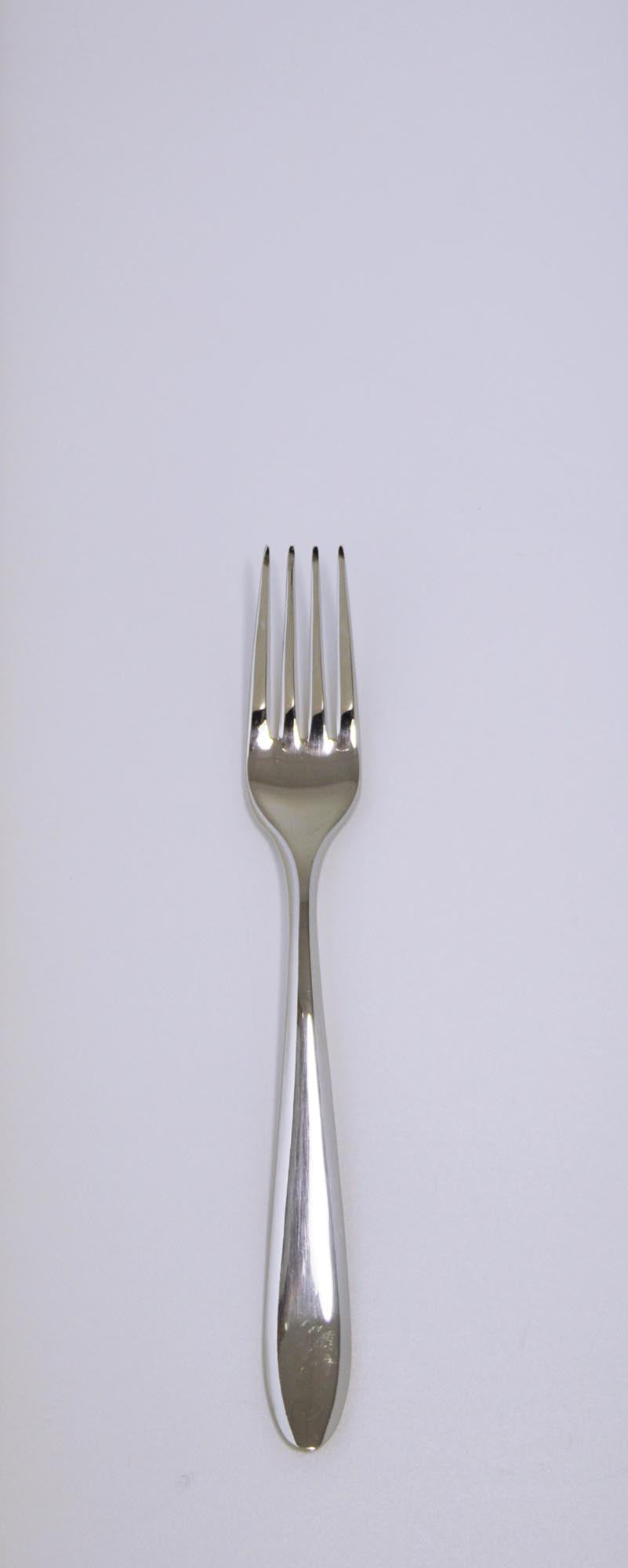 Elegante Ritz Dessertgabel von Pintinox, 18,1 cm, aus hochwertigem 18/10 Edelstahl, ideal für Desserts, langlebig und stilvoll.