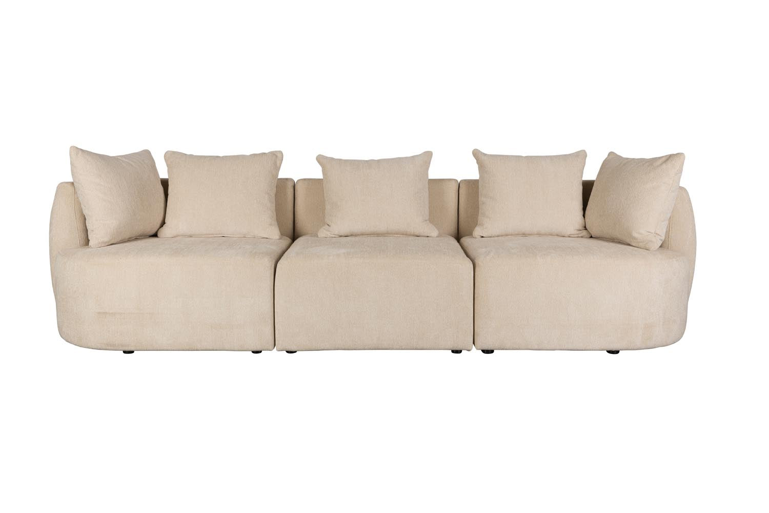 Das Rocca Sofa 4,5-Sitzer von Dutchbone: Stilvolles, modulares Design, inspiriert von der Natur, bietet Komfort und Eleganz.
