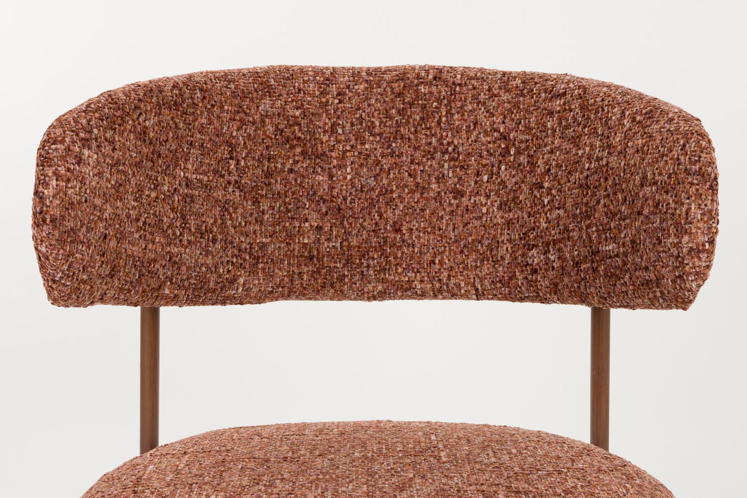 Eleganter Stuhl Claes von White Label Living, modernes Design, komfortabel gepolstert, perfekt für Esszimmer oder Arbeitsbereich.