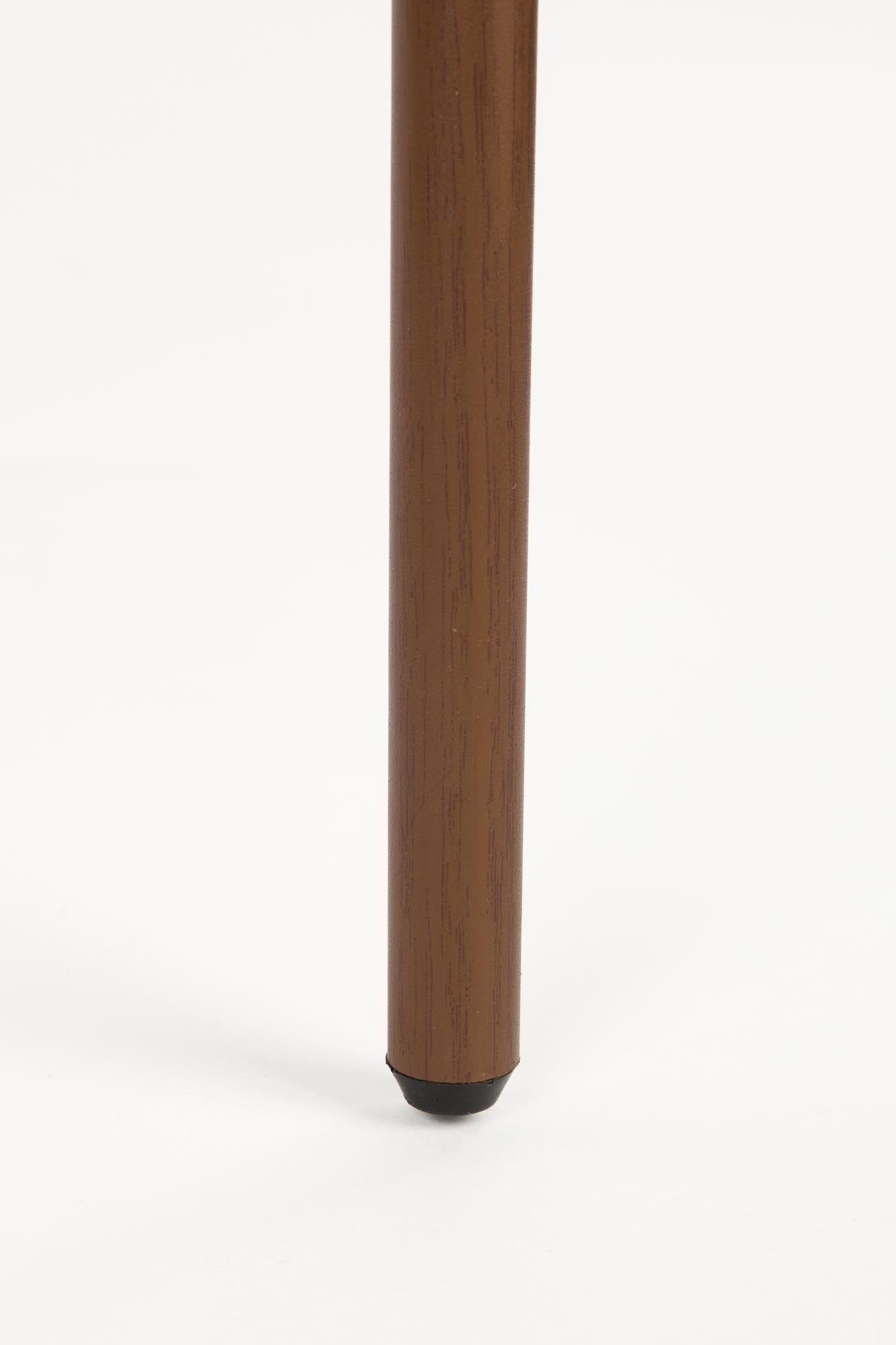 Moderner Stuhl Claes von White Label Living, stilvolles Design, bequeme Polsterung, ideal für Esszimmer oder Büro.