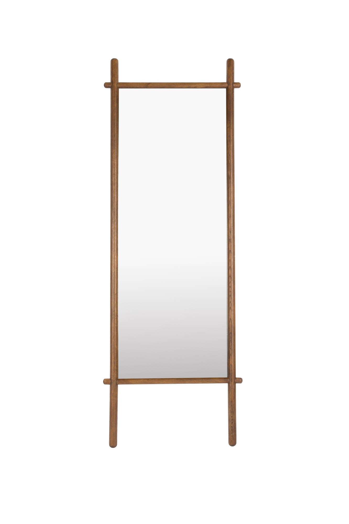 Runder Spiegel Solene von White Label Living, stilvoller Rahmen, modernes Design, perfekt für Wohn- und Schlafzimmer.