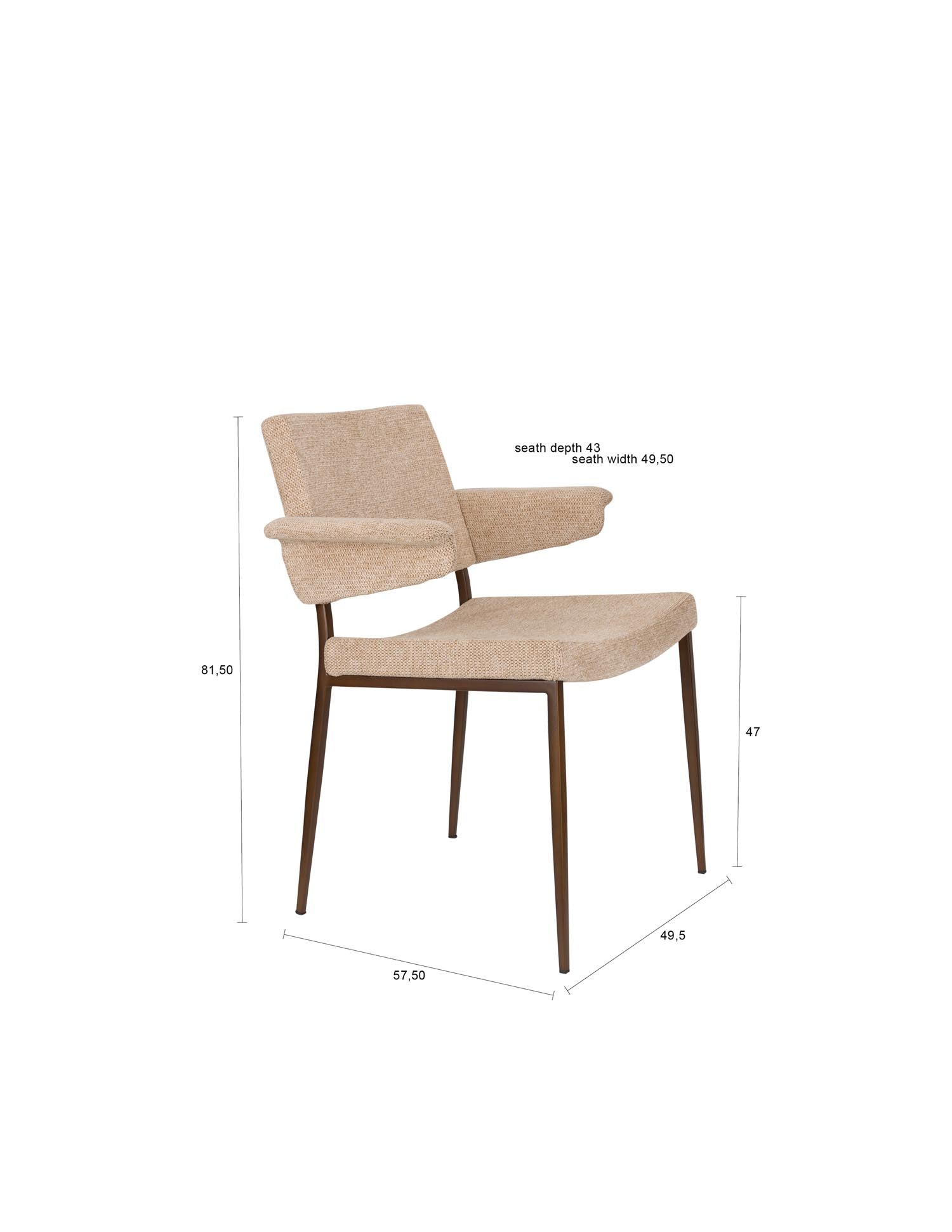 Entdecken Sie den Sessel Portland von Dutchbone: Ein stilvolles Möbelstück mit nostalgischem Flair, hochwertiger Polsterung und vielseitigen Farboptionen.