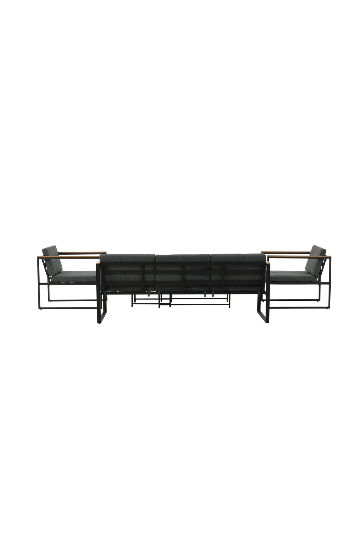 Dakar Sofa Outdoorset 90cm in Schwarz präsentiert im Onlineshop von KAQTU Design AG. Loungeset ist von Venture Home