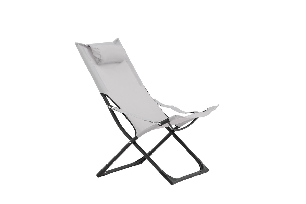 Sevilla Sun Lounge in Grau präsentiert im Onlineshop von KAQTU Design AG. Liegestuhl ist von Venture Home