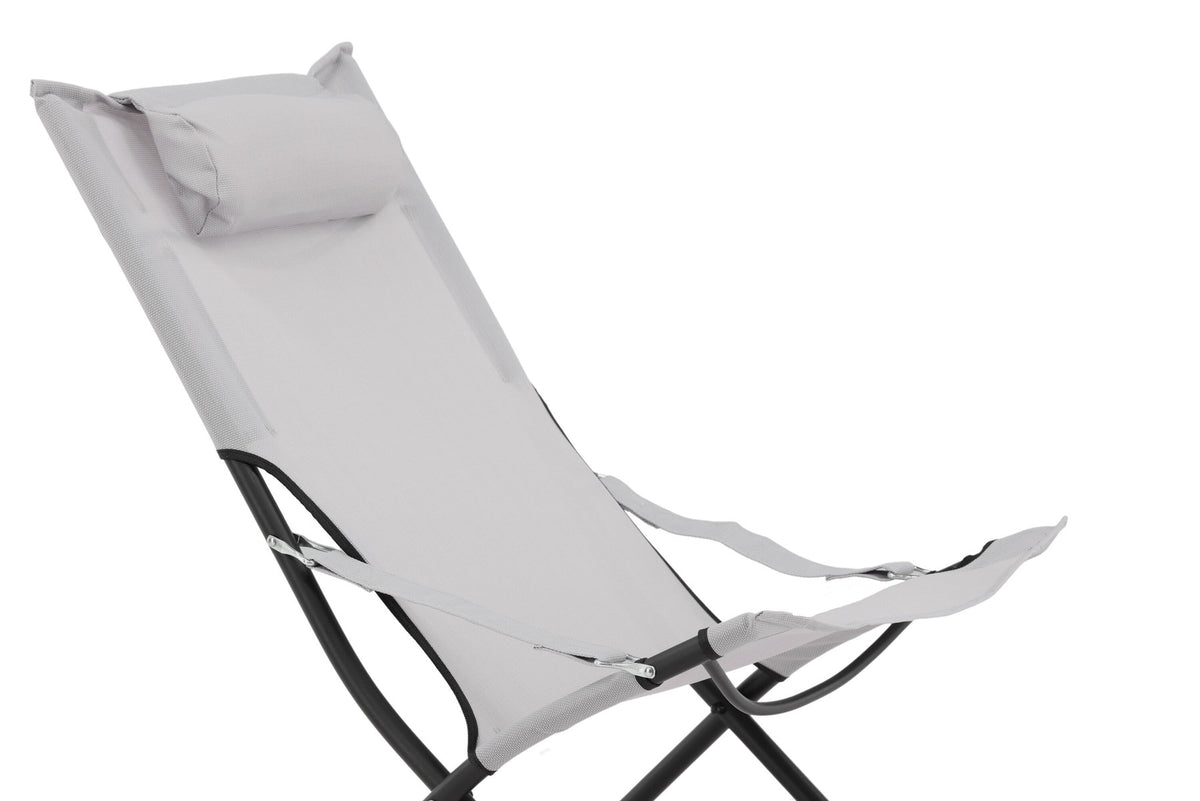 Sevilla Sun Lounge in Grau präsentiert im Onlineshop von KAQTU Design AG. Liegestuhl ist von Venture Home