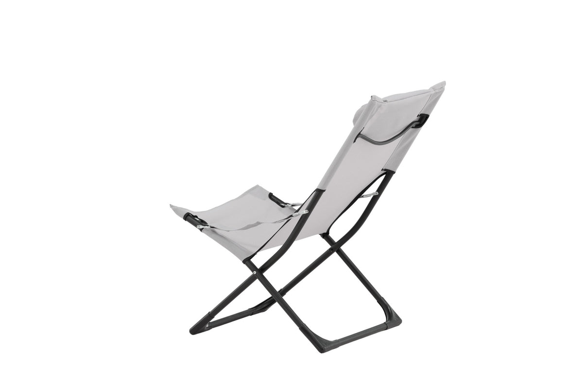 Sevilla Sun Lounge in Grau präsentiert im Onlineshop von KAQTU Design AG. Liegestuhl ist von Venture Home