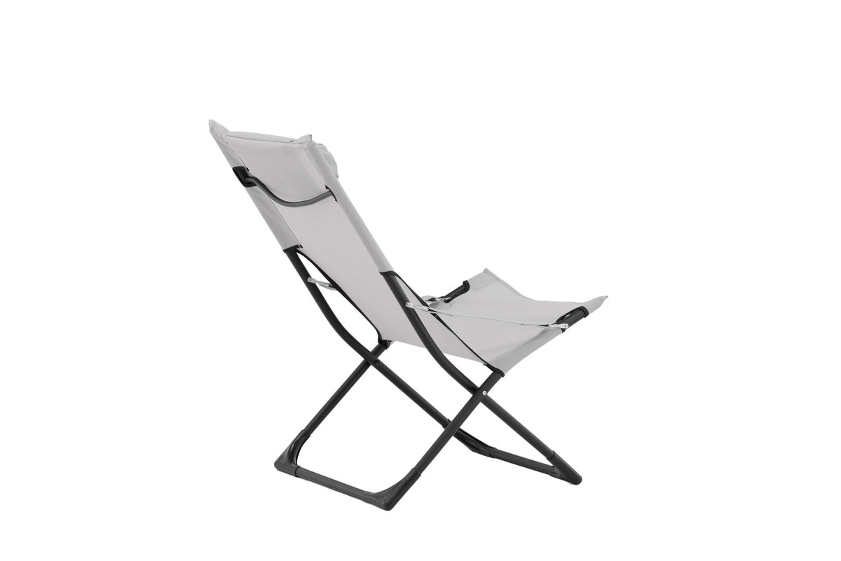 Sevilla Sun Lounge in Grau präsentiert im Onlineshop von KAQTU Design AG. Liegestuhl ist von Venture Home