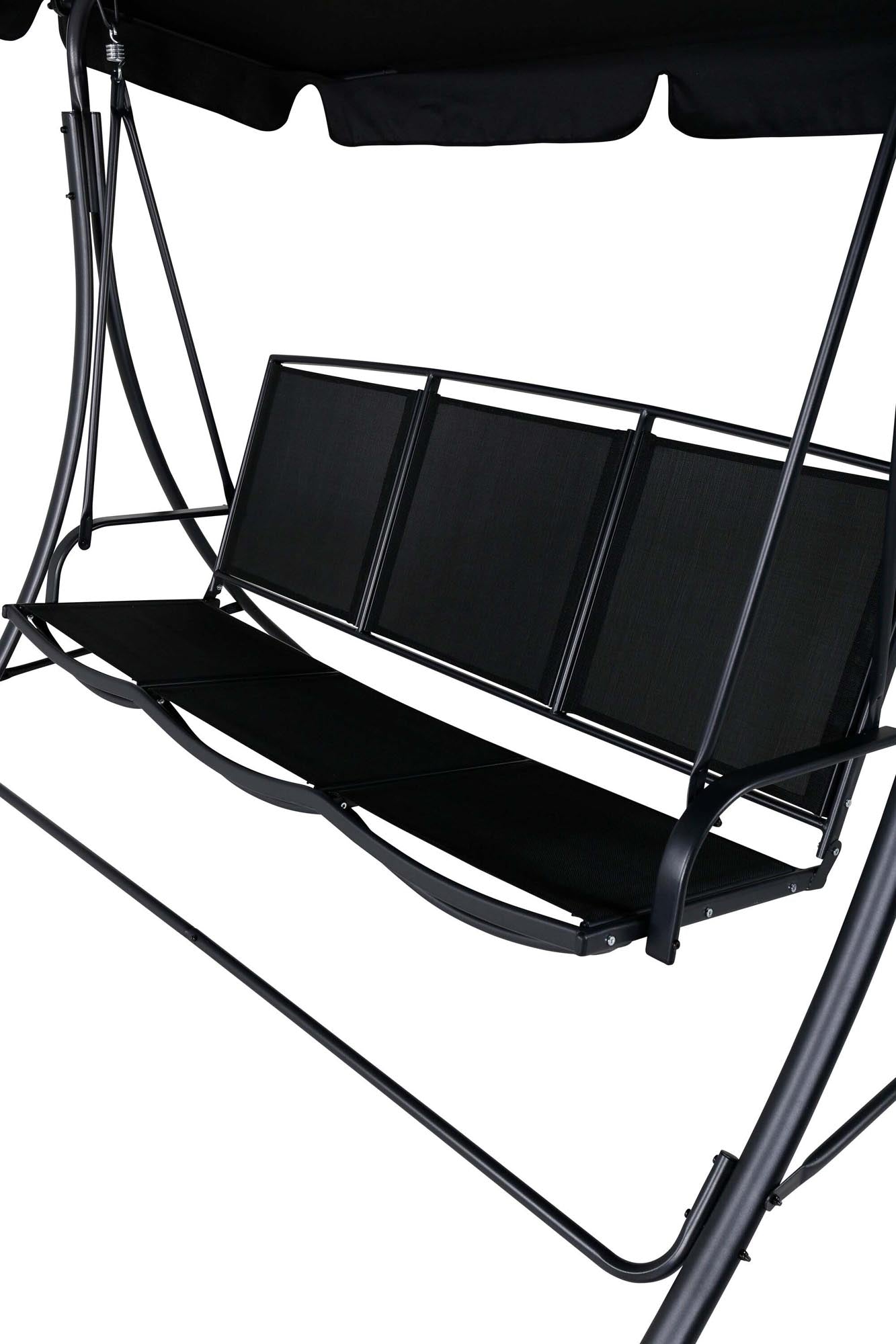 Madras Sofa in Schwarz präsentiert im Onlineshop von KAQTU Design AG. Schaukel Outdoor ist von Venture Home