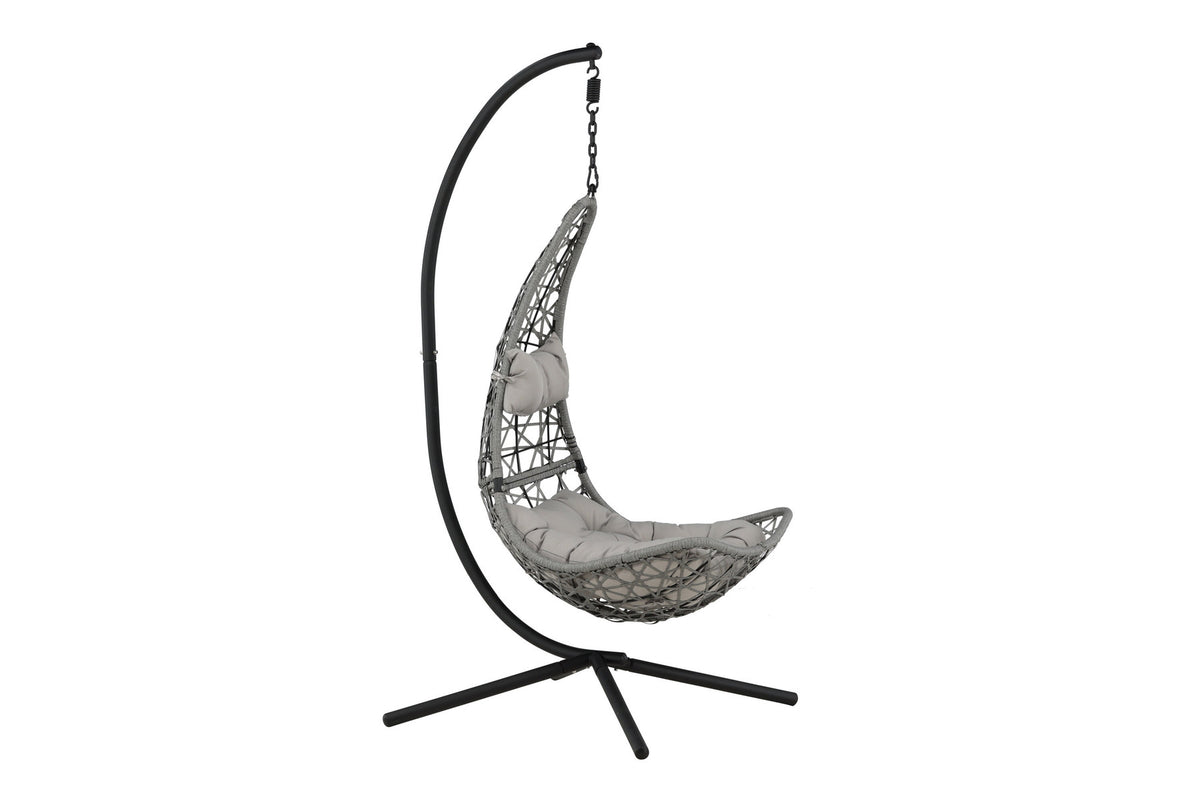 Edinburgh Hängesessel in Grau präsentiert im Onlineshop von KAQTU Design AG. Outdoor-Sessel ist von Venture Home