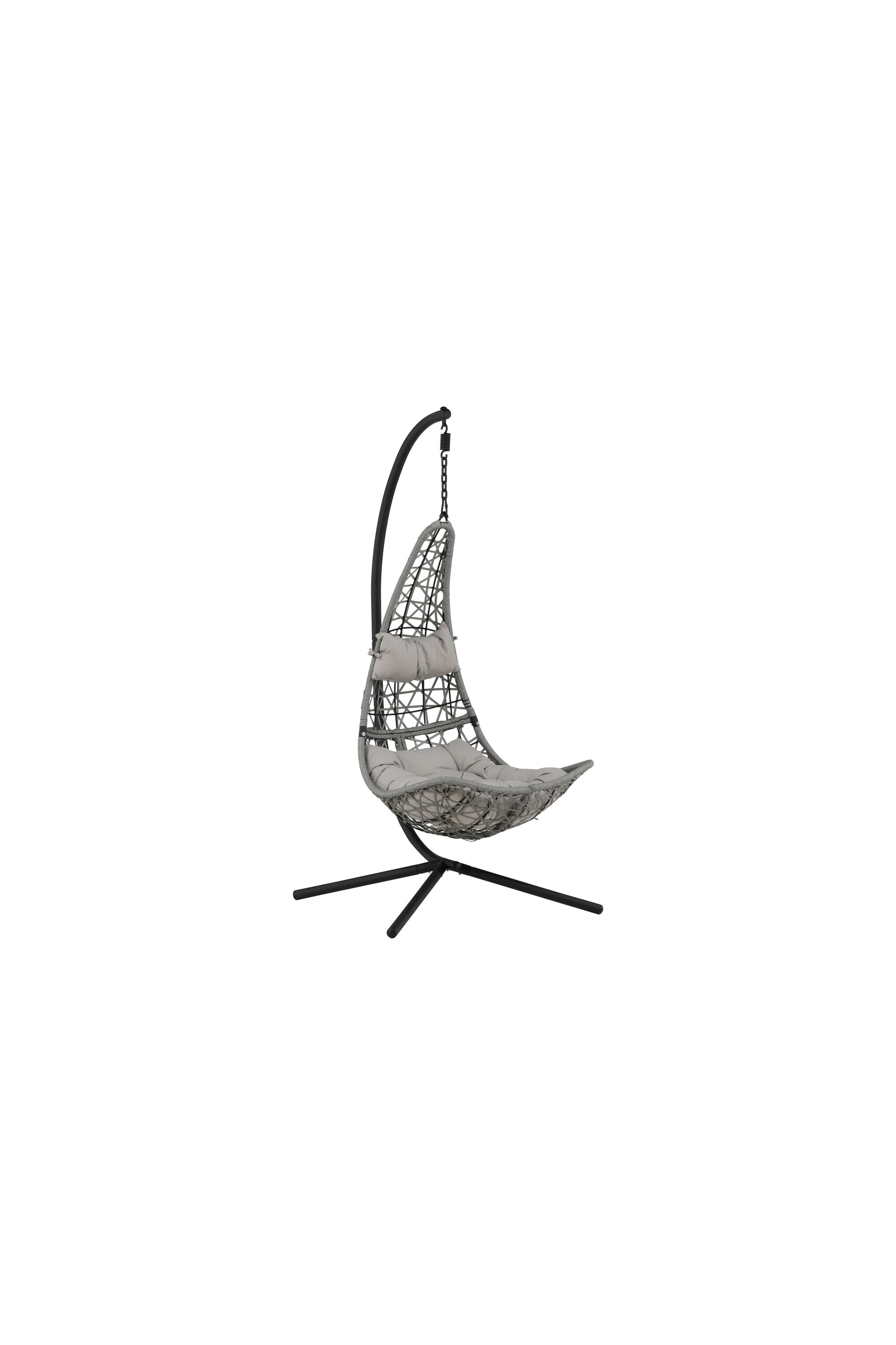 Edinburgh Hängesessel in Grau präsentiert im Onlineshop von KAQTU Design AG. Outdoor-Sessel ist von Venture Home