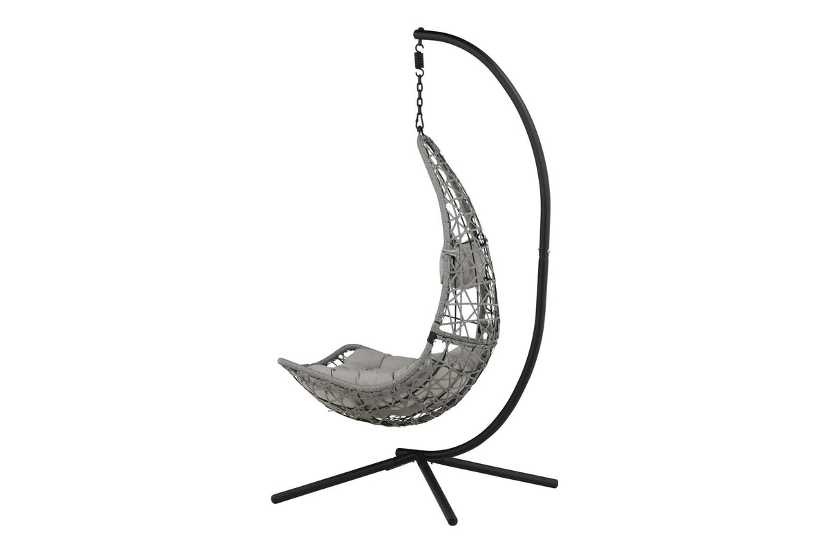 Edinburgh Hängesessel in Grau präsentiert im Onlineshop von KAQTU Design AG. Outdoor-Sessel ist von Venture Home