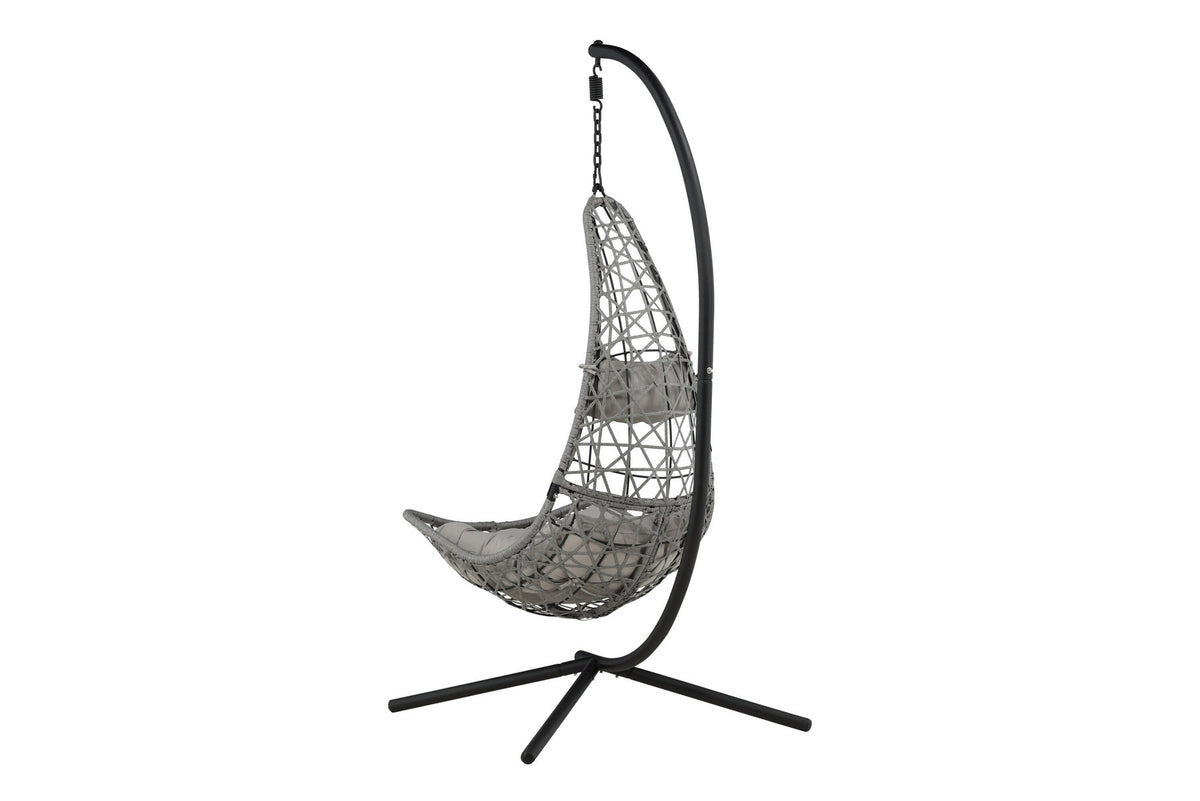 Edinburgh Hängesessel in Grau präsentiert im Onlineshop von KAQTU Design AG. Outdoor-Sessel ist von Venture Home