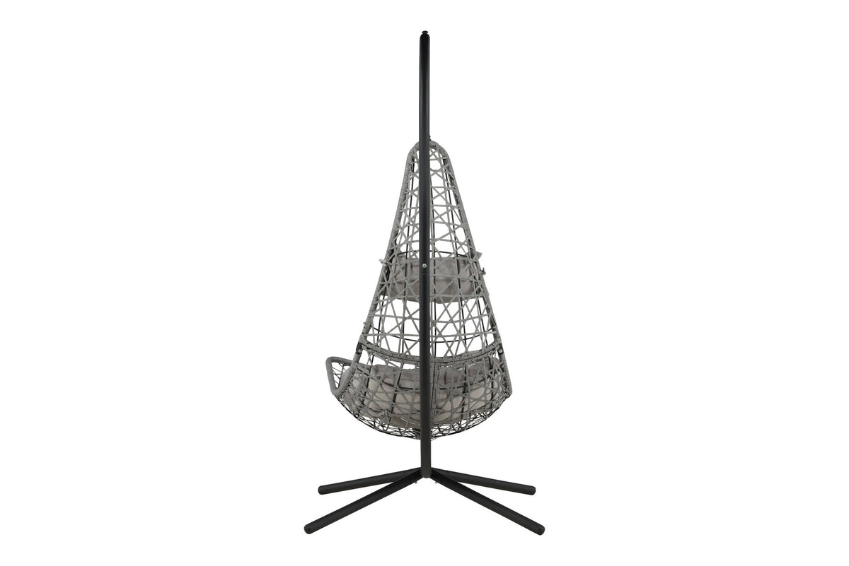 Edinburgh Hängesessel in Grau präsentiert im Onlineshop von KAQTU Design AG. Outdoor-Sessel ist von Venture Home
