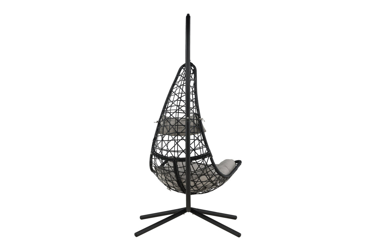 Edinburgh Hängesessel in Schwarz präsentiert im Onlineshop von KAQTU Design AG. Outdoor-Sessel ist von Venture Home