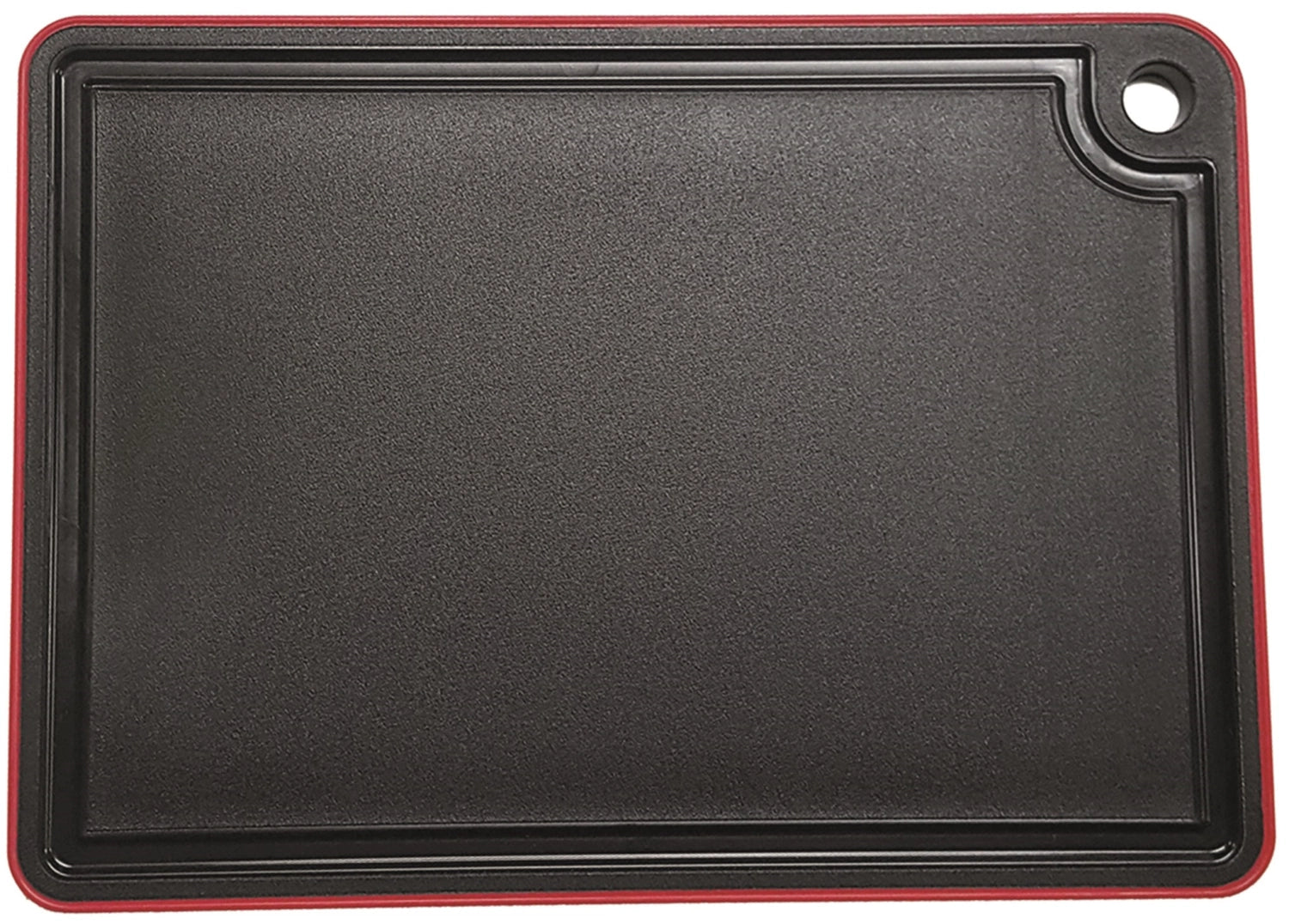 Mimmi cutting board large 35x25x1cm anti-slip edge red