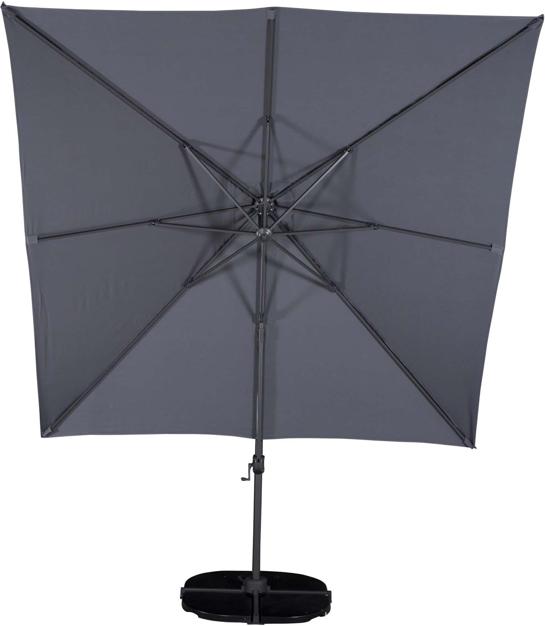 Leeds Sonnenschirm von Venture Home: Eleganter 3,5 m Schirm, UV-beständig und wasserabweisend. Ideal für schattige Momente im Garten.