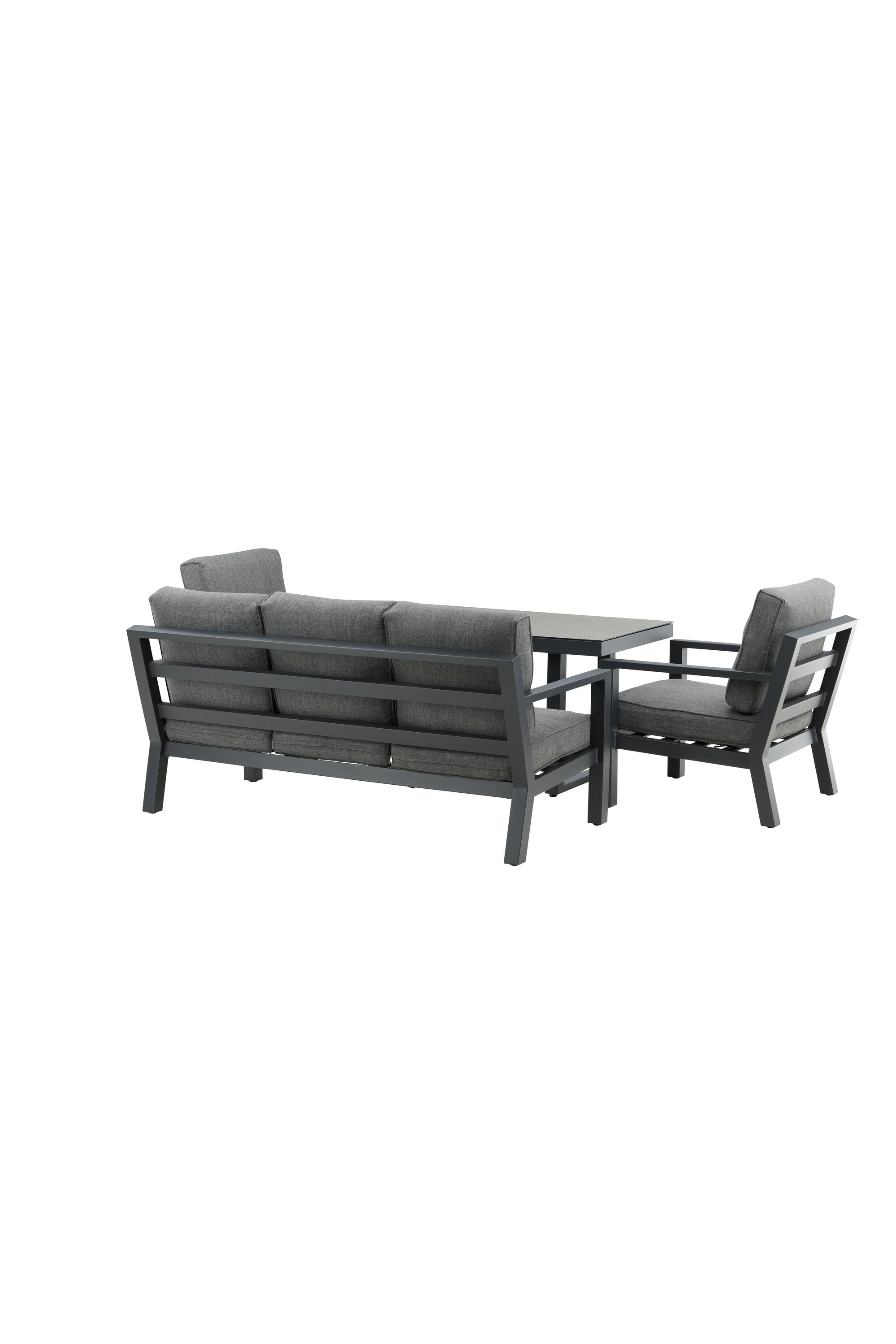 Sofagarnitur Barcelona in Schwarz präsentiert im Onlineshop von KAQTU Design AG. Loungeset ist von Venture Home