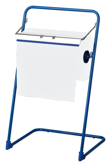 Bodenständer für Grossrollen bis 40 cm blau in präsentiert im Onlineshop von KAQTU Design AG. Papierrollenhalter ist von E + h