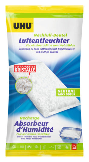 UHU Nachfüllbeutel zu Luftentfeuchter Neutral 1000 g in präsentiert im Onlineshop von KAQTU Design AG. Haushaltshilfen ist von UHU