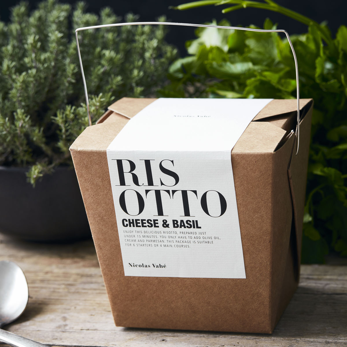 Risotto, Cheese & Basil in präsentiert im Onlineshop von KAQTU Design AG. Lebensmittel ist von Nicolas Vahé