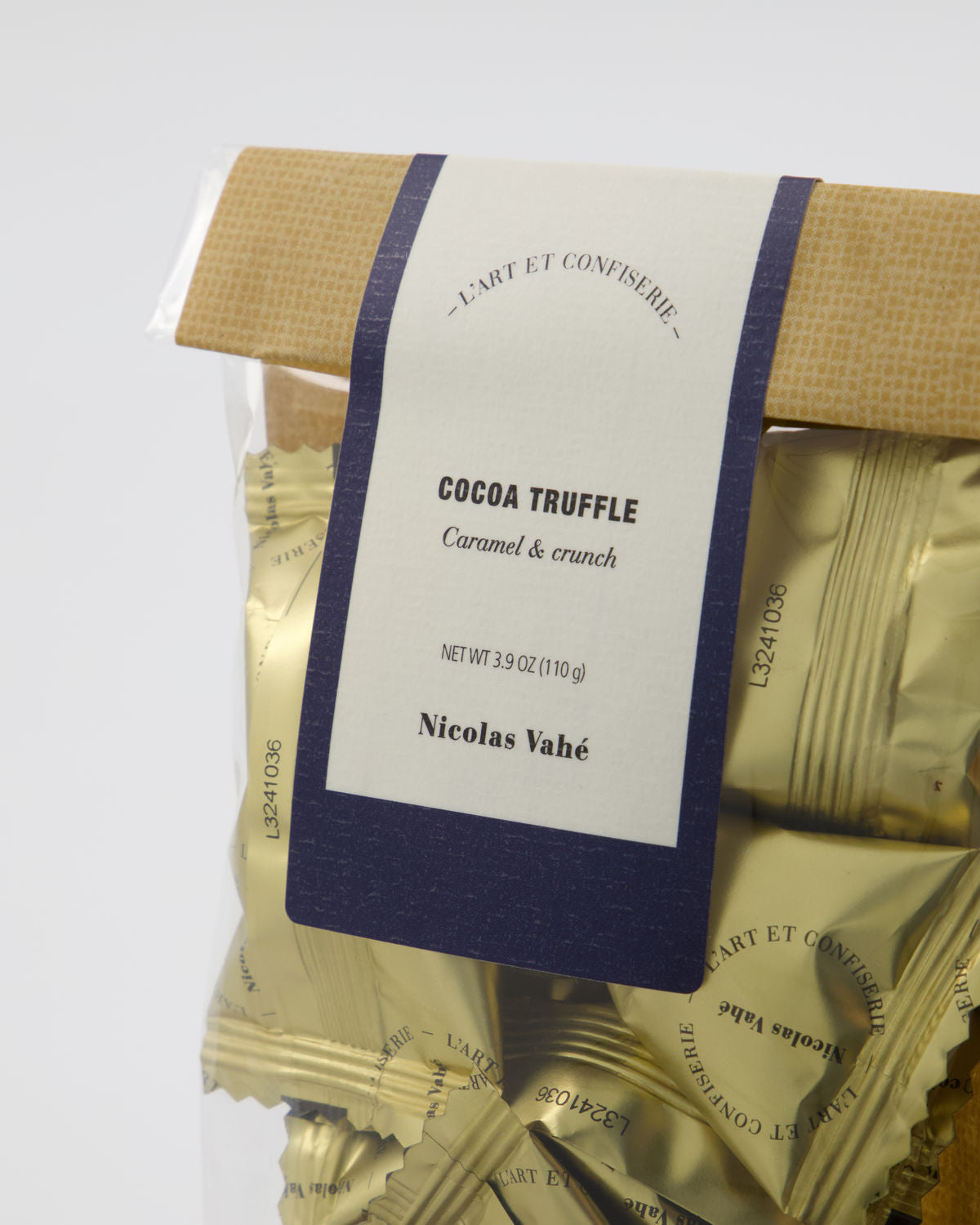 Verführerische Schokotrüffel mit Karamell und Crunch von Nicolas Vahé.