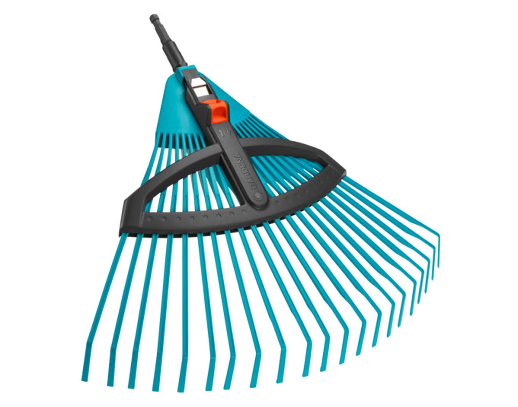 Entdecken Sie den GARDENA Laubbesen Combi 35-52 cm: flexibles Gartenwerkzeug mit verstellbaren Zinken für effizientes Rechen von Laub und Gartenabfällen.