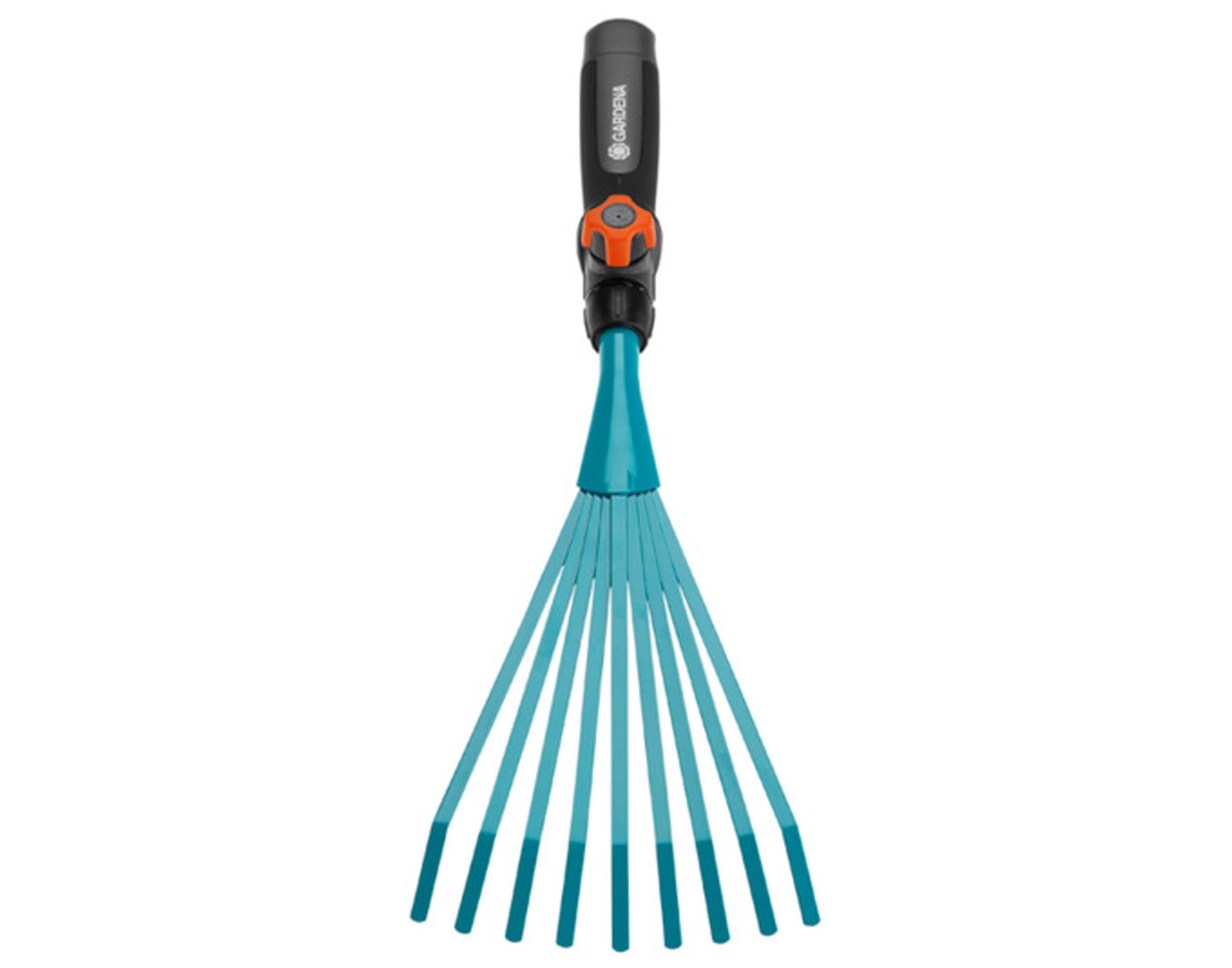 GARDENA Handlaubbesen Combi 12 cm: Ideal für Gartenpflege, robust, flexibel mit combisystem-Stiel, perfekt für kleine Beete und schwer zugängliche Bereiche.