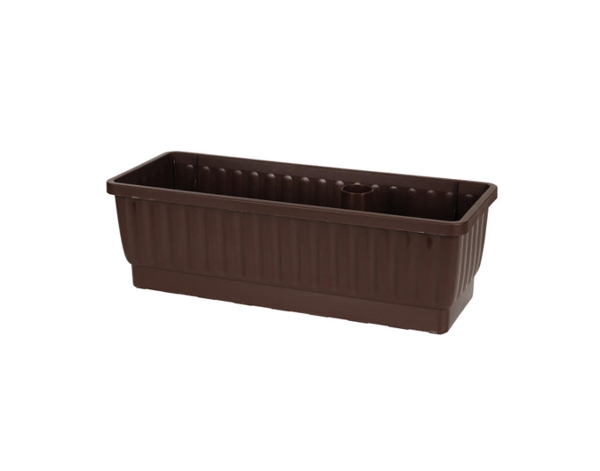 Balkonkasten Venezia 80 cm grün in präsentiert im Onlineshop von KAQTU Design AG. Balkonkiste ist von TECHNOPLANT