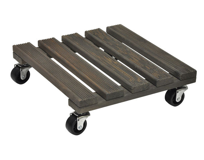 WAGNER SYSTEM Pflanzenroller Vintage Kiefer 30x30 cm in präsentiert im Onlineshop von KAQTU Design AG. Pflanzentopfzubehör ist von WAGNER