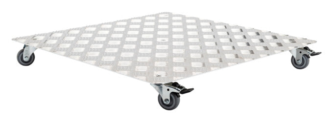 Robuster Rolluntersetzer 395x395 mm von BÄTSCHMANN: Ideal für eckige Töpfe, witterungsbeständig, leicht zu bewegen und reinigen.