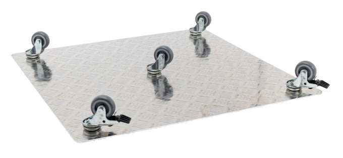 Praktischer Rolluntersetzer 595x595 mm von BÄTSCHMANN: Ideal für Pflanzentöpfe, mit 5 stabilen Rollen für müheloses Bewegen und Fixieren.
