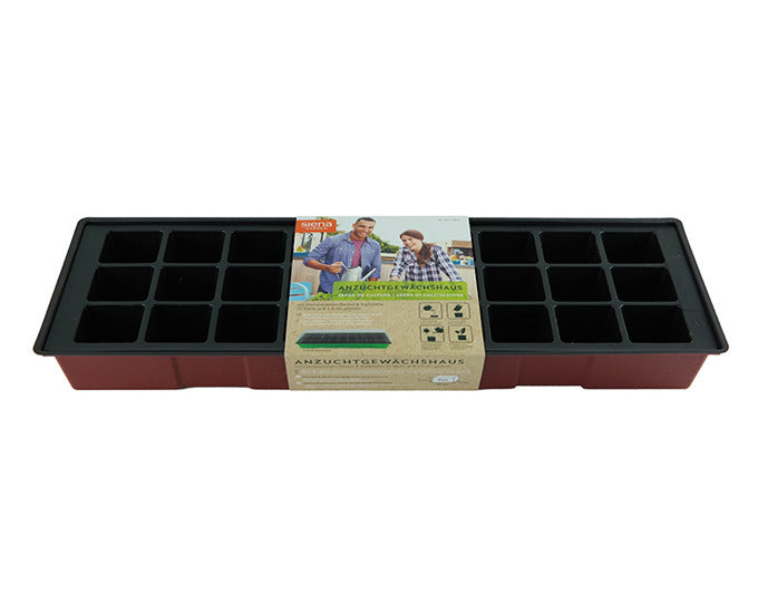 SIENA GARDEN Gewächshaus mit Anzuchtplatte und 27 Töpfen in präsentiert im Onlineshop von KAQTU Design AG. Gartenutensilien ist von SIENA GARDEN