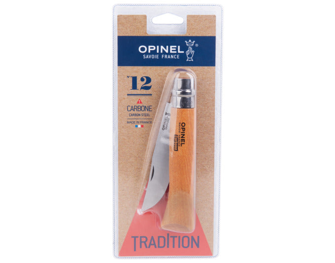 OPINEL Messer Nr. 8 8.5 cm Carbon SB in präsentiert im Onlineshop von KAQTU Design AG. Küchenmesser ist von OPINEL