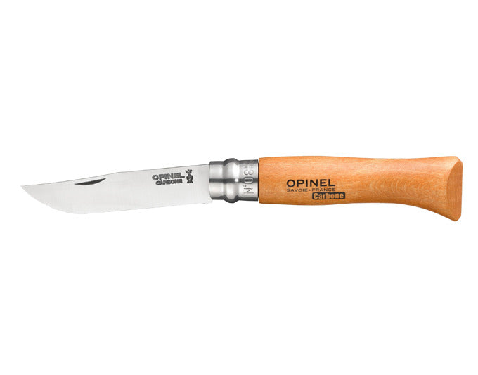 OPINEL Messer Nr. 8 8.5 cm Karbon-Stahl in präsentiert im Onlineshop von KAQTU Design AG. Küchenmesser ist von OPINEL