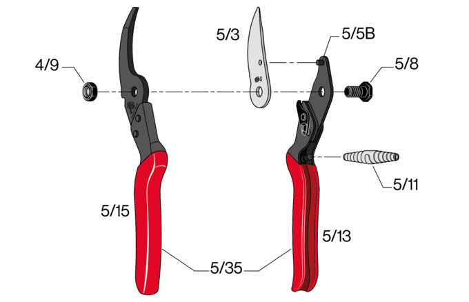 Entdecken Sie die FELCO Baumschere Modell 5 – Ihr perfekter Partner für präzise Schnitte und mühelose Gartenpflege. Robust, ergonomisch und langlebig!