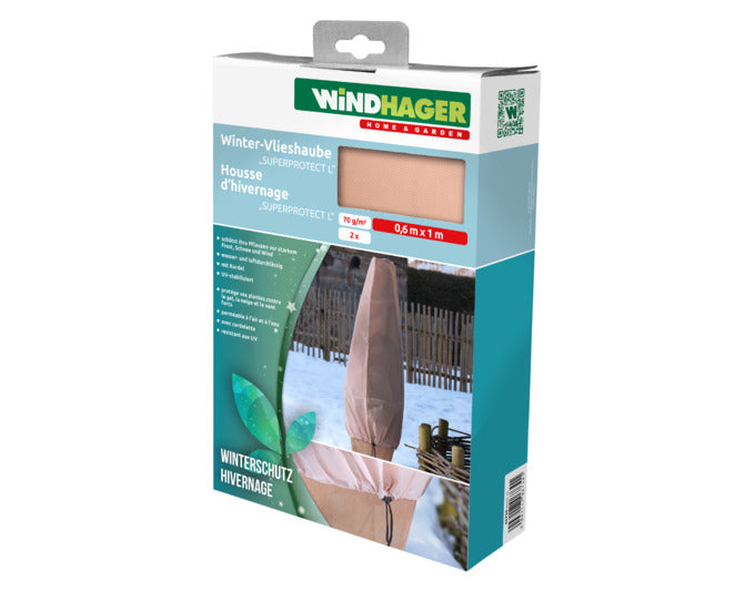 WINDHAGER Winter-Vlieshaube Superprotect L 0.6x1 m 2 Stk. in  präsentiert im Onlineshop von KAQTU Design AG. Gartenpflege ist von WINDHAGER