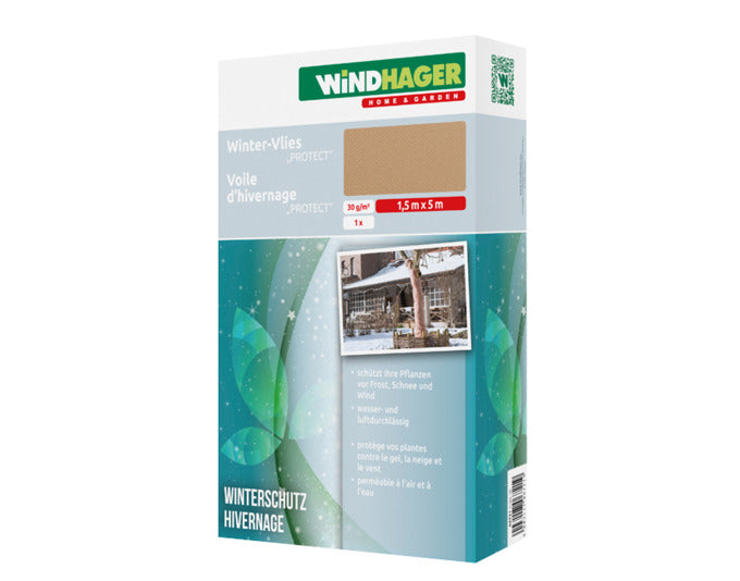 WINDHAGER Winter-Vlies Protect 1.5x5 m beige in  präsentiert im Onlineshop von KAQTU Design AG. Gartenpflege ist von WINDHAGER